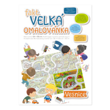 Fakt velká omalovánka - Vesnice
