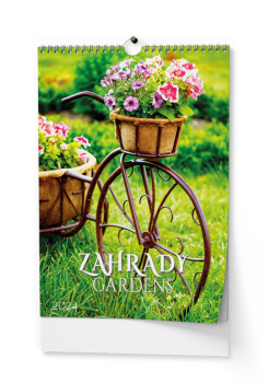 Nástěnný kalendář - Zahrady - A3