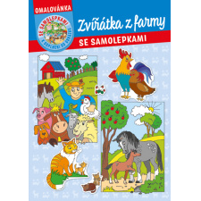 Omalovánka - A4 - se samolepkami - Zvířátka z farmy