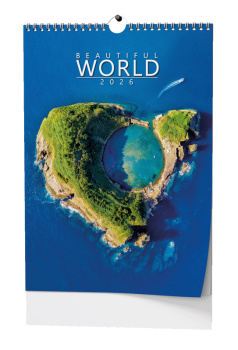 Nástěnný kalendář - Beautiful world - A3