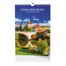 Nástěnný kalendář - Česká republika - A3