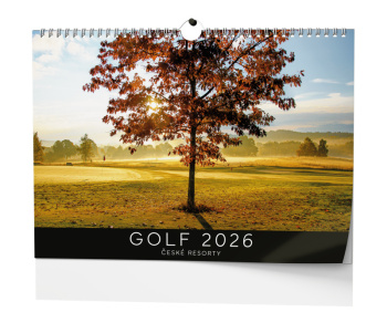 Nástěnný kalendář - Golf - české resorty