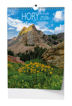 Nástěnný kalendář - Hory - A3