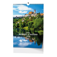 Nástěnný kalendář - Krásy Moravy a Slezska - A3