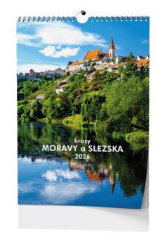 Nástěnný kalendář - Krásy Moravy a Slezska - A3