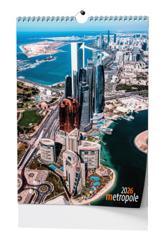 Nástěnný kalendář - Metropole - A3