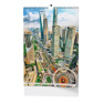 Nástěnný kalendář - Metropole - A3