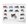 Nástěnný kalendář - Motorbike - A3