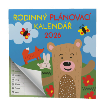 Nástěnný kalendář - Rodinný plánovací kalendář