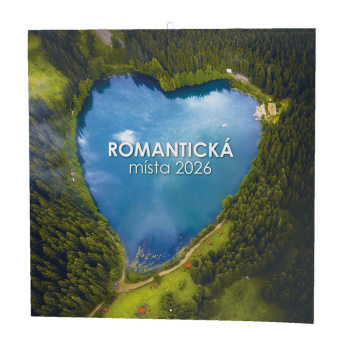 Nástěnný kalendář - Romantická místa