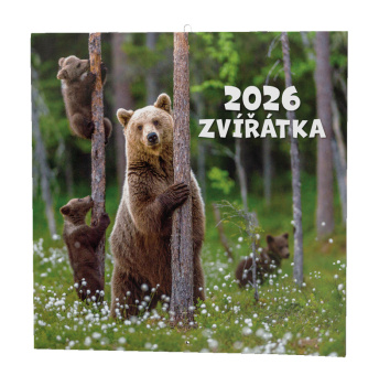 Nástěnný kalendář - Zvířátka