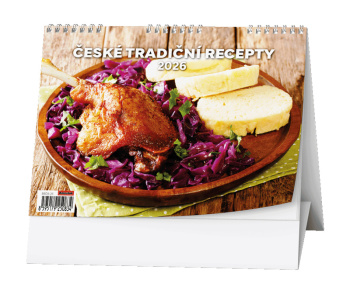 Stolní kalendář - České tradiční recepty