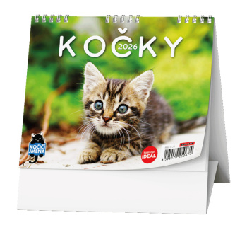 Stolní kalendář - IDEÁL - Kočky /s kočičími jmény/