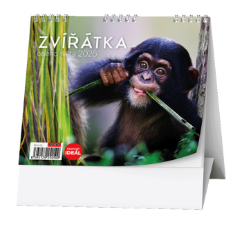 Stolní kalendář - IDEÁL - Zvířátka celého světa
