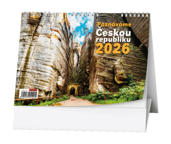 Stolní kalendář - Poznáváme Českou republiku