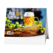 Stolní kalendář - Rok 2026 s českými minipivovary