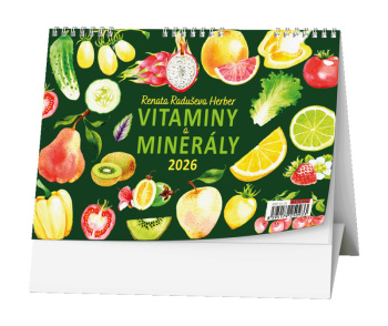 Stolní kalendář - Vitamíny a minerály Renaty Raduše Herber