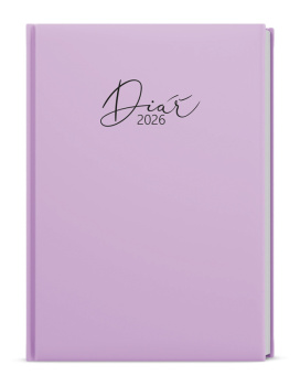 Týdenní diář - Prokop - Lamino Pastel - B6 - fialová