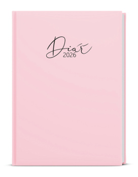 Týdenní diář - Prokop - Lamino Pastel - B6 - růžová