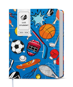 Týdenní diář - Student - V8 - lamino - kapesní - Sport