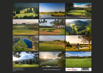 Golfový kalendár Slovensko 2026 – nástenný