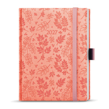 Denní diář - Adam - Vivella extra - B6 - pastelová růžová - Lístek