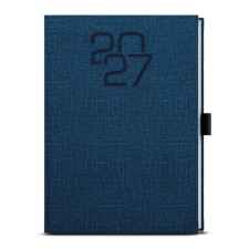 Denní diář - David - Fabric - A5 - modrá