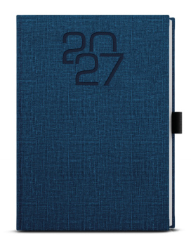 Denní diář - David - Fabric - A5 - modrá