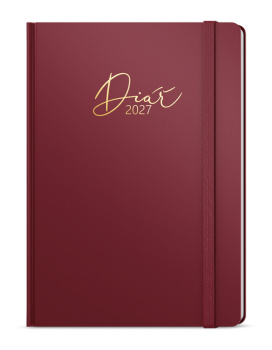 Denní diář - David - Luxi - A5 - bordó