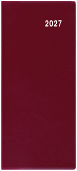 Měsíční diář - Božka - PVC - bordó