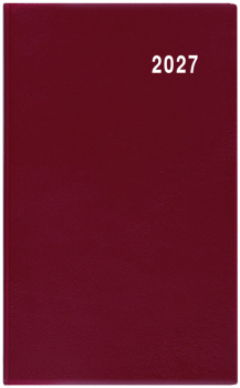 Měsíční diář - Diana - PVC - bordó
