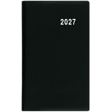 Týdenní diář - Gustav - PVC - černá
