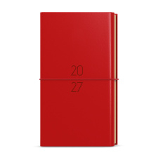 Týdenní diář - Jakub - Dueto - kapesní - diář+blok - červená