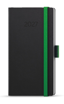 Týdenní diář - Jakub - Nora - kapesní - zelená