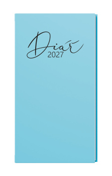 Týdenní diář - Jakub - Pastel - kapesní  - modrá