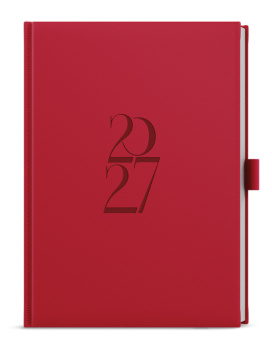 Týdenní diář - Oskar - Deny - A5 - červená