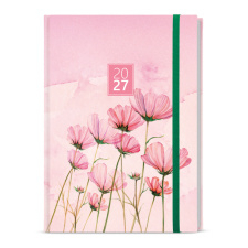 Týdenní diář - Oskar - Lamino - A5 - Růžový