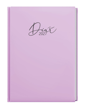 Týdenní diář - Oskar - Pastel - A5 - fialová