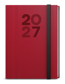 Týdenní diář - Oskar - Vigo - A5 - červená