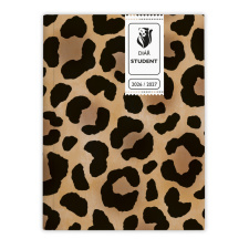 Týdenní diář - Student - V8 - lamino - kapesní - Leopard